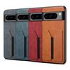 DENIOR For Google Pixel 8 Pro Case PU Leather Phone Back Cover with Elastic Card Holder