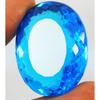 Certified 302 Ct Blue Topaz Brazilian Natural Oval Cut Loose Gemstone