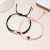 Contrasting Colors Heart Shape Bracelet Love Fortune Bracelet Heart Couple Bracelet  Decoration