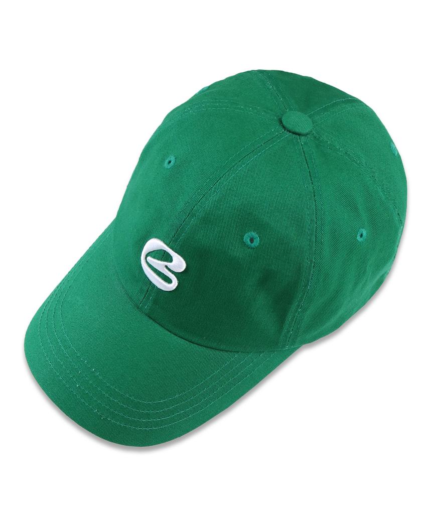 BLUFF B Initial Cotton Ball Cap [Green]