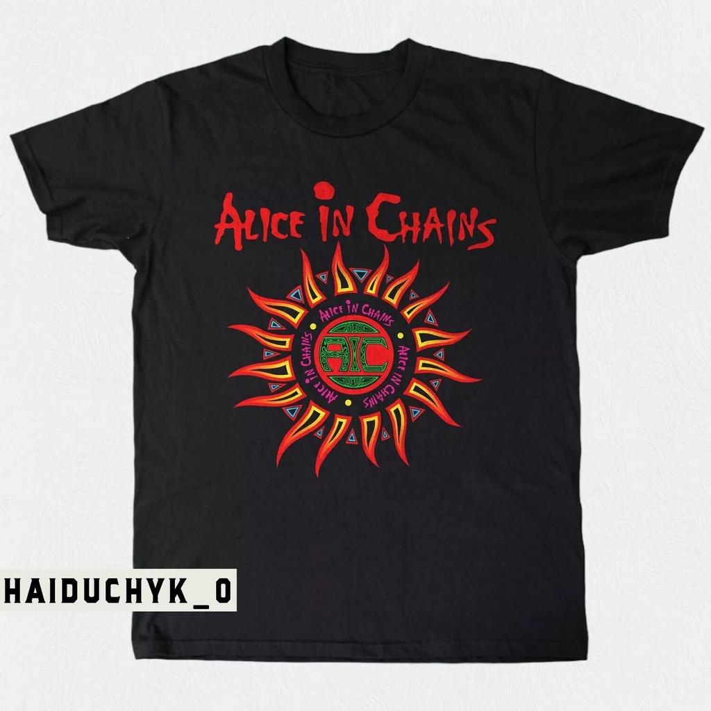 Alice In Chains Logo Unisex Black T-shirt Size S-5XL Unisex T-Shirt