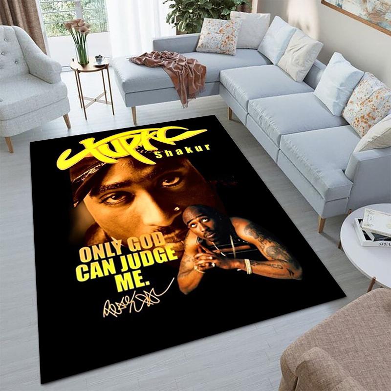 Rug Tupac Carpet Office Decorative Carpet For Living Room Bedroom Door Mat Floor Rug Computer Chair Area Rug
