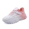 Platform Dad Shoes Women's Spring and Summer Mesh Breathable New Versatile Casual White Shoes Women's Sports Running Shoes