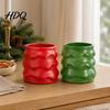 Modern Matte Finish Home Decor Christmas Tree Resin Ornament Multi-purpose Vase Pen Holder Makeup Functional for Shelves Brush Storage Container