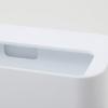 ideaco TUBELOR Hi-GRANDE white, square trash can, 11.5L, 35cm wide x 16.5cm deep x 32cm high