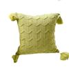 Knitted Pillow Cover Sofa Pillow Cushion Office Lumbar Pillow Home Pillow Cover