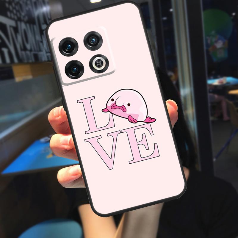 Cute Blobfish Funda For OnePlus 13R 13 12 R 11 9 10 Pro 8T 9RT 10T OnePlus Nord CE 4 2 3 Lite N20 N30 Case