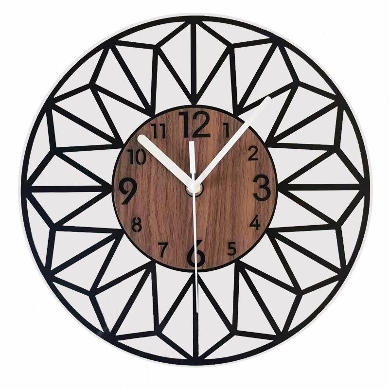 Modern Minimalist Decorative Wall Clock Silent Acrylic Material Minimalist Personality Atmospheric Art Quartz Clock