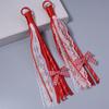 2Pcs Colorful Design Braided Keychain Multi-Purpose Phone Chain Decoration  For DIY Craft