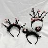 Headdress Halloween Eyeball Headband Party Decor Horror Hair Hoop Funny Spooky Hairband  Unisex