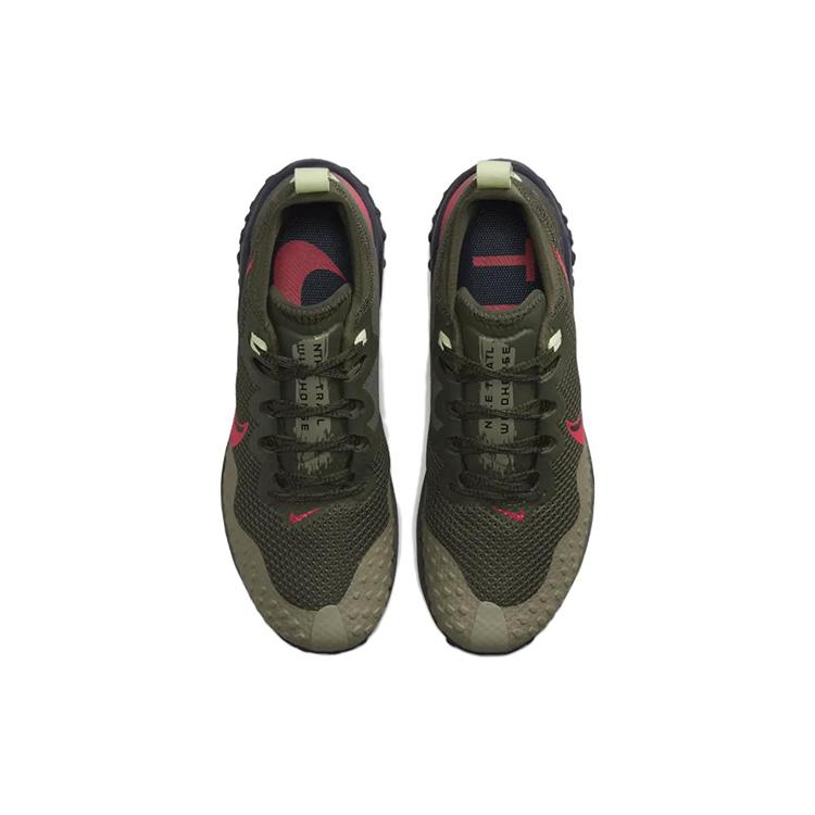 New Nike Wildhorse 7 Cargo Khaki Siren Red CZ1856-302