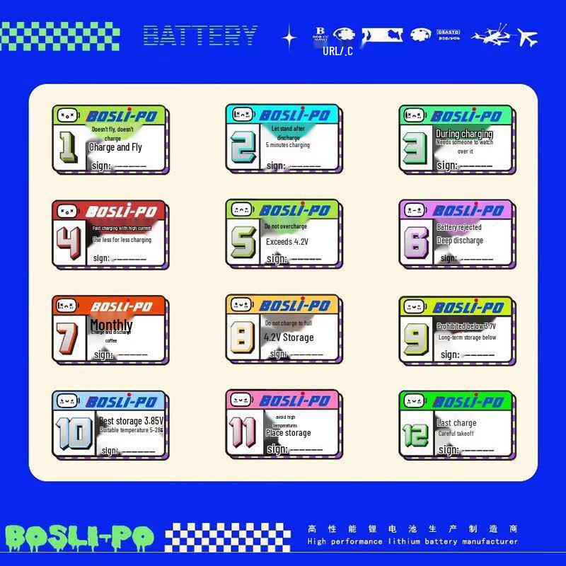 BOSLI-PO P7 FPV Racing Drone LiPo Battery