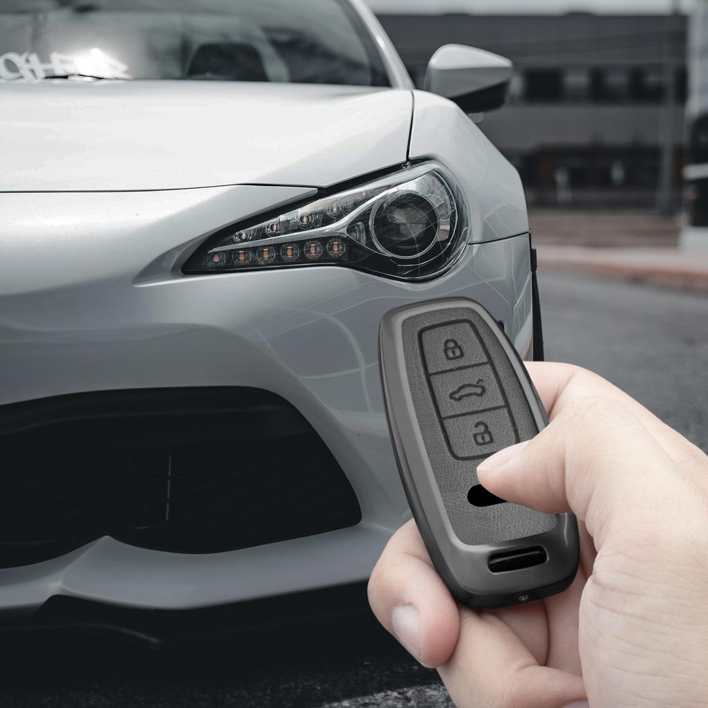 Für Q8 RSQ8 A6 C8 S6 RS6 A7 S7 RS7 A3 8Y A8 D5 4N RS E-tron GT Q4 Q7 4M Auto Schlüsselanhänger Hülle Fob Abdeckung Zubehör