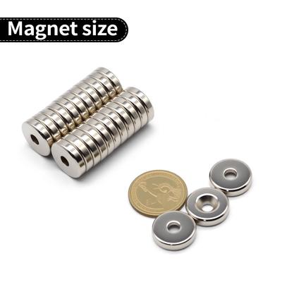20x5-5mm Super Strong Neodymium Magnet N35 NdfeB Permanent Magnetic Imanes Round With Holes Powerful Magnets Refrigerator Magnet