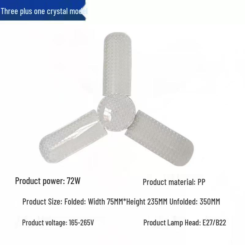 New Foldable LED Light: Perfect for Garages, Warehouses, and Industrial Use in 30W, 60W, and 80W, In Stock.