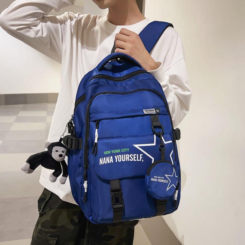 Pánský cestovní batoh Student Schoolbag Campus Style Batoh pro ženy