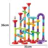 Track Toys Plastic Kids Maze Race DIY Bricks Assemble Kit Marbles Game Boys Girls Gifts