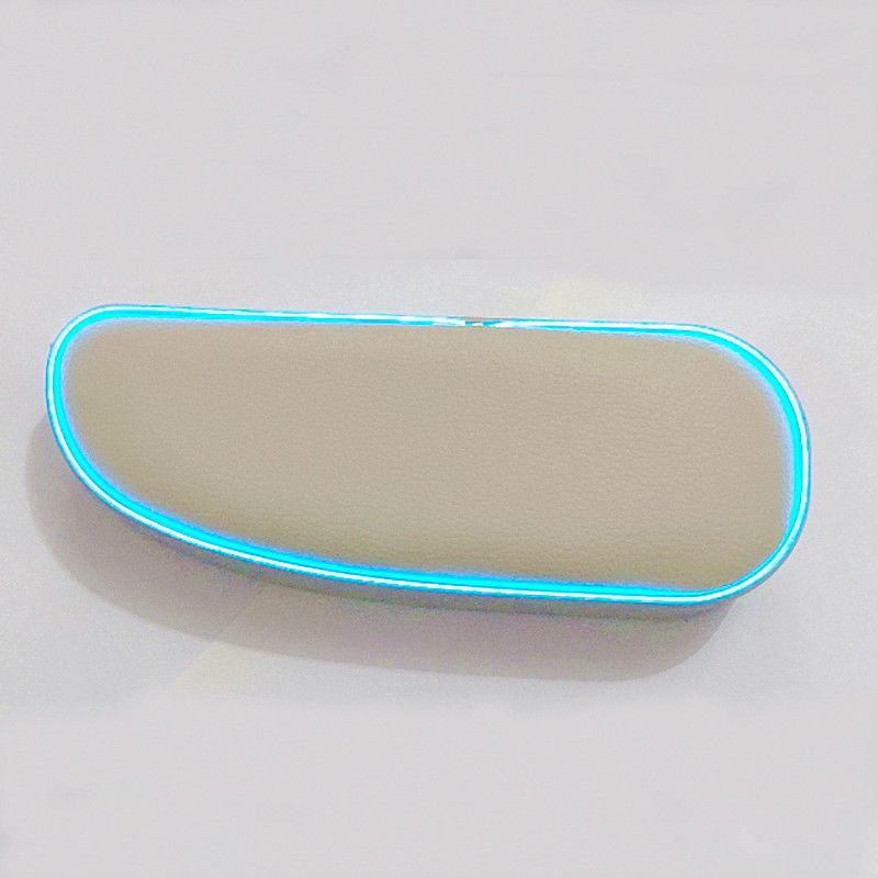 Covoraș anti-alunecare reglabil anti-oboseală Cutie de depozitare din piele PU LED Universal Car Cotieră stânga Suport cot