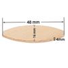100 PCS Beechwood Wood Joining Biscuits Wood Board Docking Tool 0# 10# 20# Joiner Biscuits Tenon Biscuit Furniture Framing
