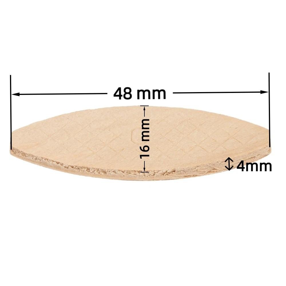 100 PCS Beechwood Wood Joining Biscuits Wood Board Docking Tool 0# 10# 20# Joiner Biscuits Tenon Biscuit Furniture Framing