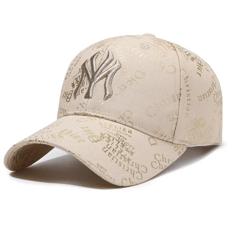 Frühlingsmode Luxus Buchstaben Stickerei Baseballkappen Damen Herren Weiblich Männlich Sportvisiere Snapback Kappe Sonnenhut Kappen Gorras Hut