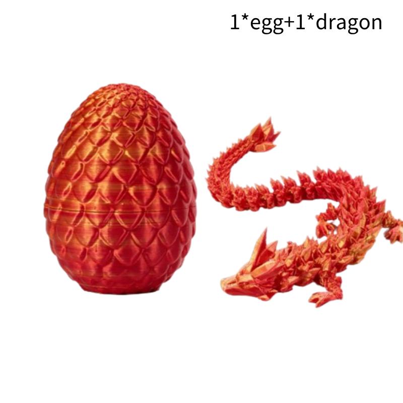 Printed 3d Dragon Eggs With Dragon Inside Fidget Toys For Kids Articulated Adult