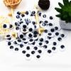 100pcs/bag Black&White Wiggling Moving Eyes 3D Kindergarten Handmade Dolls Eyes