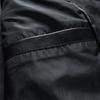 Men Jacket Color Block Long Sleeve Pockets Stand Collar Faux Leather Zipper Coat for Working