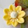 Flower Silicone Molds for Epoxy Resin Making Candle Soap Heat Resistant Easy Demolding Flower Shape Silicone Soap Mould