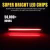 2PC Clear Lens Rear LED Side Marker Red Light for 2004-2008 Acura TL BASED MODEL
