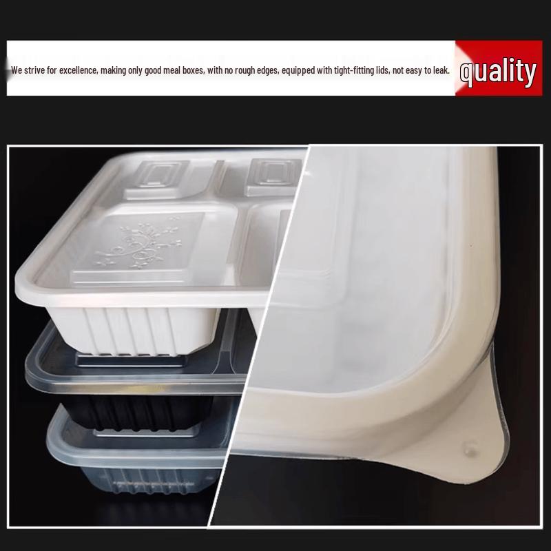 1500ml 5-Compartment Disposable Meal Prep Containers