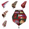 Snowman Printed Christmas Table Runner Long Santa Claus Tablecloth Xmas Desktop Decoration  Event