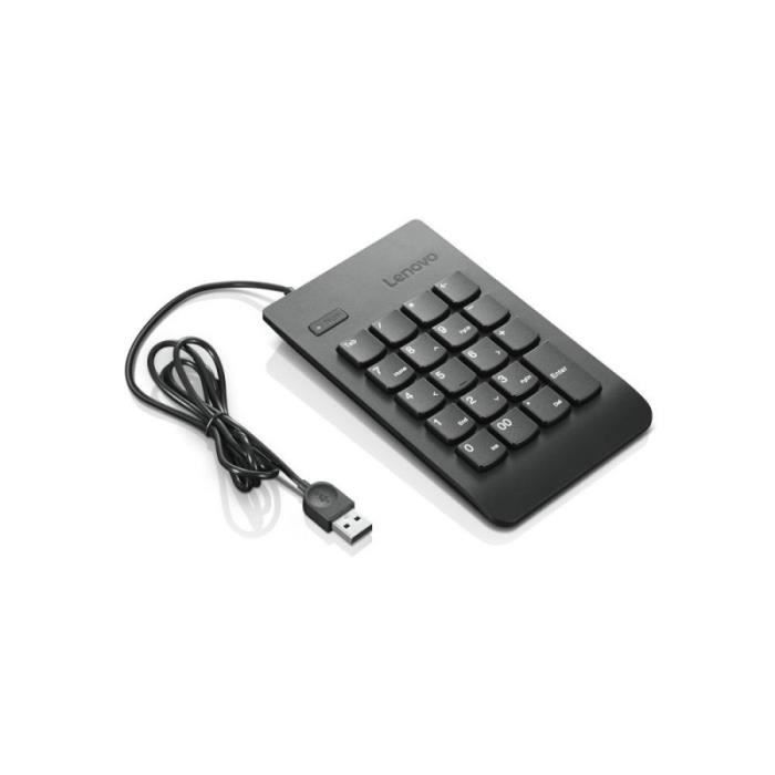 Pavé numérique - LENOVO - Numeric Keypad Gen II - USB - Filaire - Noir