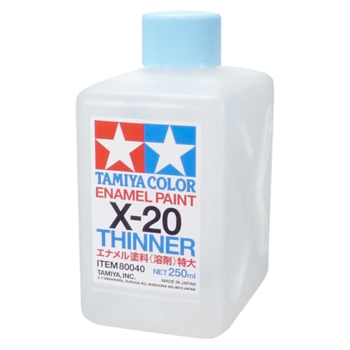 

TAMIYA Color Enamel X-20 Solvent Extra Large 250ml Model Solvent 80040