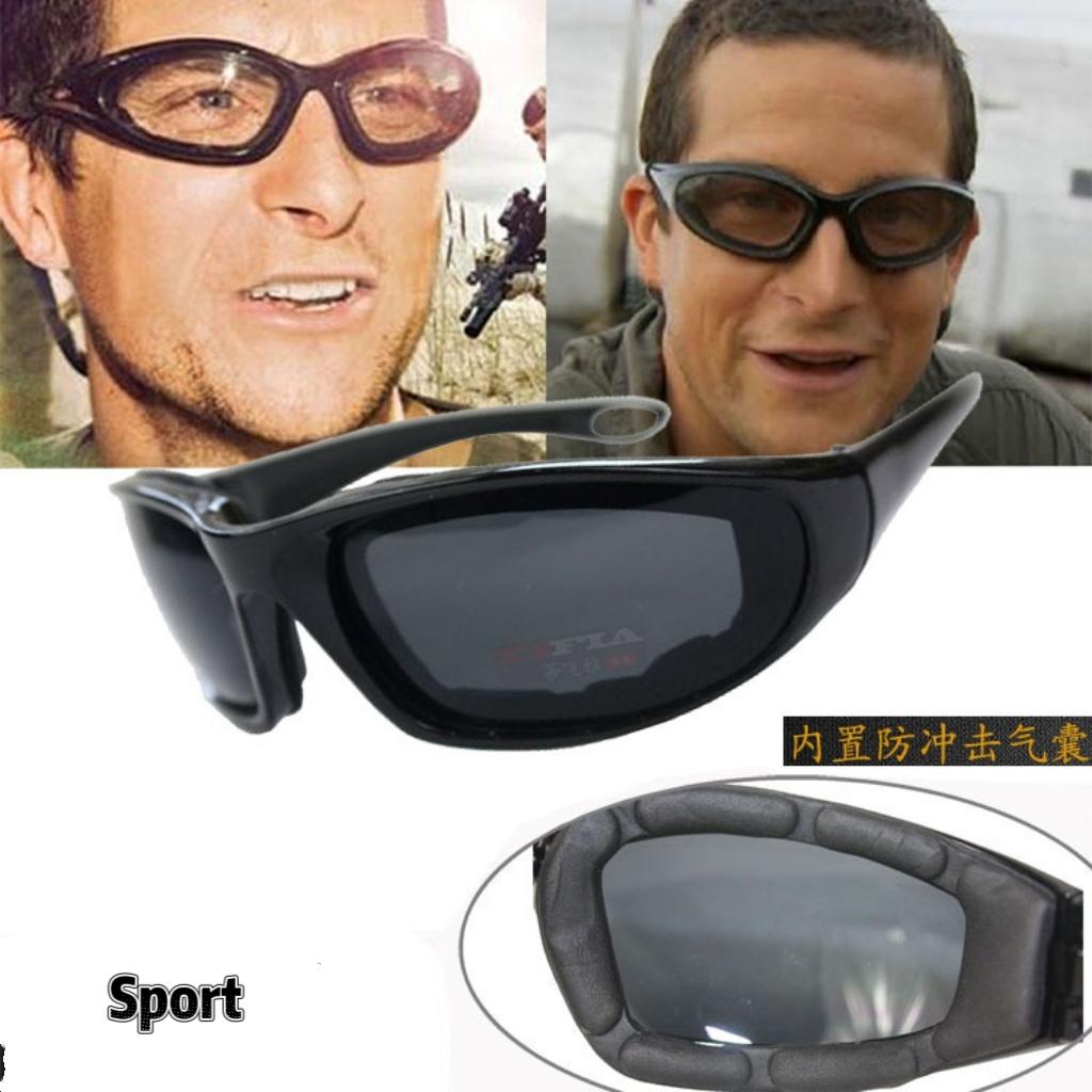 Fashion Men Goggles Impact Protection Tactical Windshield Cycling Sports Tactical Glasses suitable for ladies's Sunglasses