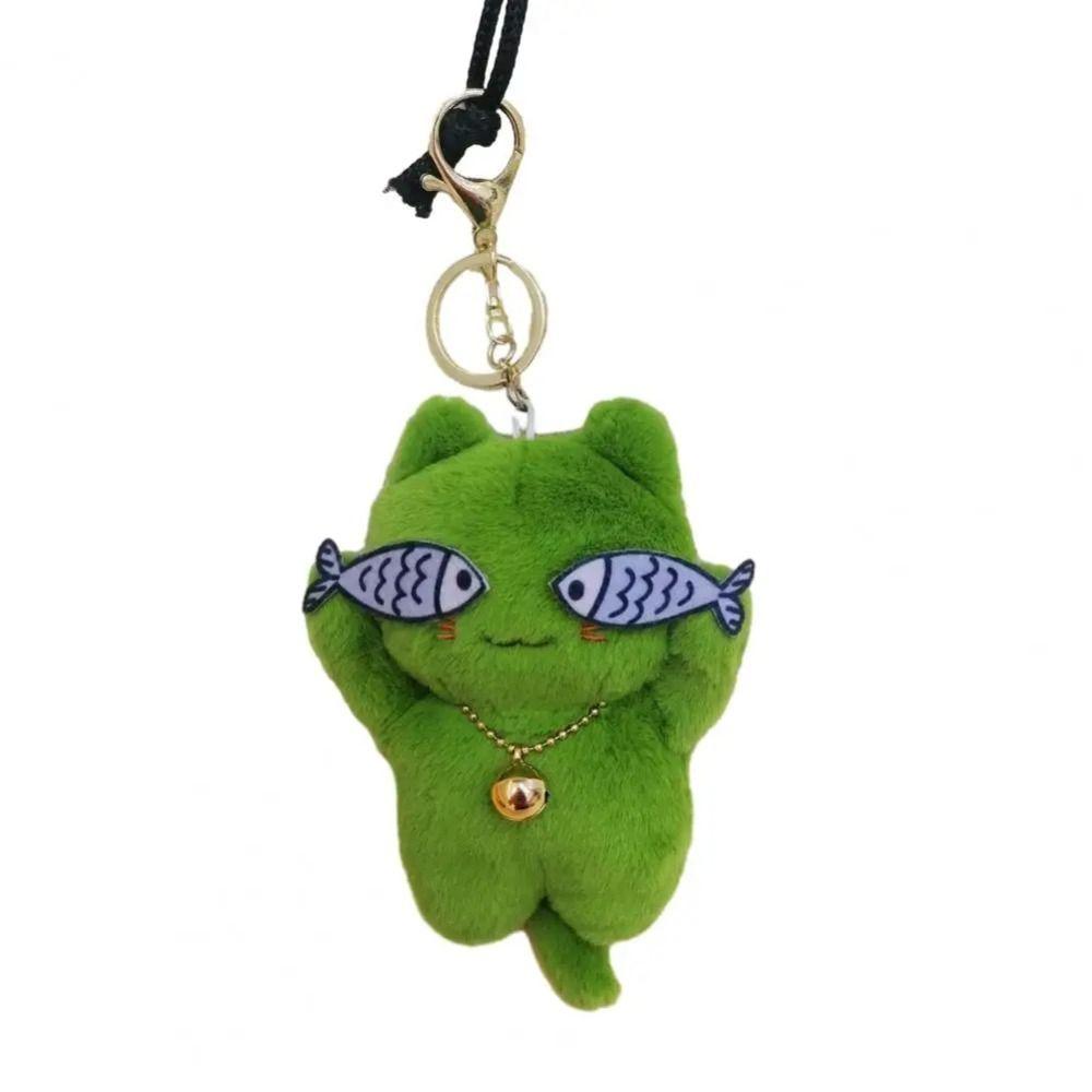 With Fish Eyes Finely Sewn Cat Keychain Cat Cat Plush Keychain  Kids Gift