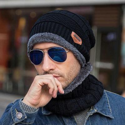 Nowa Moda Klasyczny Męski Damski Dzianinowy Kapelusz Pluszowa Podszewka z Futra Gruby Utrzymujący Ciepło Kapelusz Garnitur Stylowe Zimowe Kapelusze