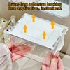 Under Desk Drawer Storage Box Transparent Pull-Out Under Mirror Cabinet Organizer Case Bathroom Cotton Stick Makeup Holder