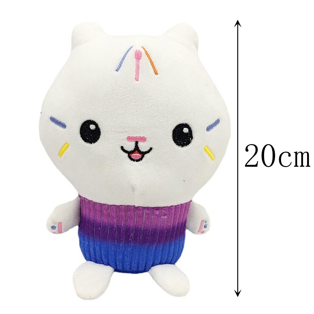 Latest Gabbys doll house Plush Toy Mercat Cartoon Stuffed Animals Smiling Cat Car Cat Hug Gaby Girls Birth Date Gift