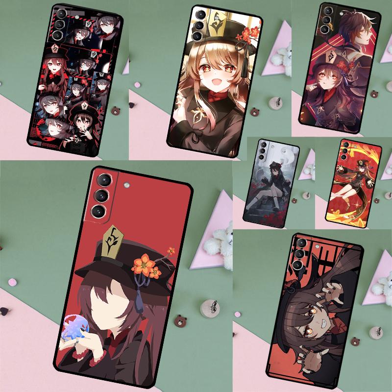 Genshin Impact Zhongli Hutao Case For Samsung Galaxy S26 Ultra S25 S24 S23 S22 S21 S10 Plus S20 FE S25 Ultra Phone Cover