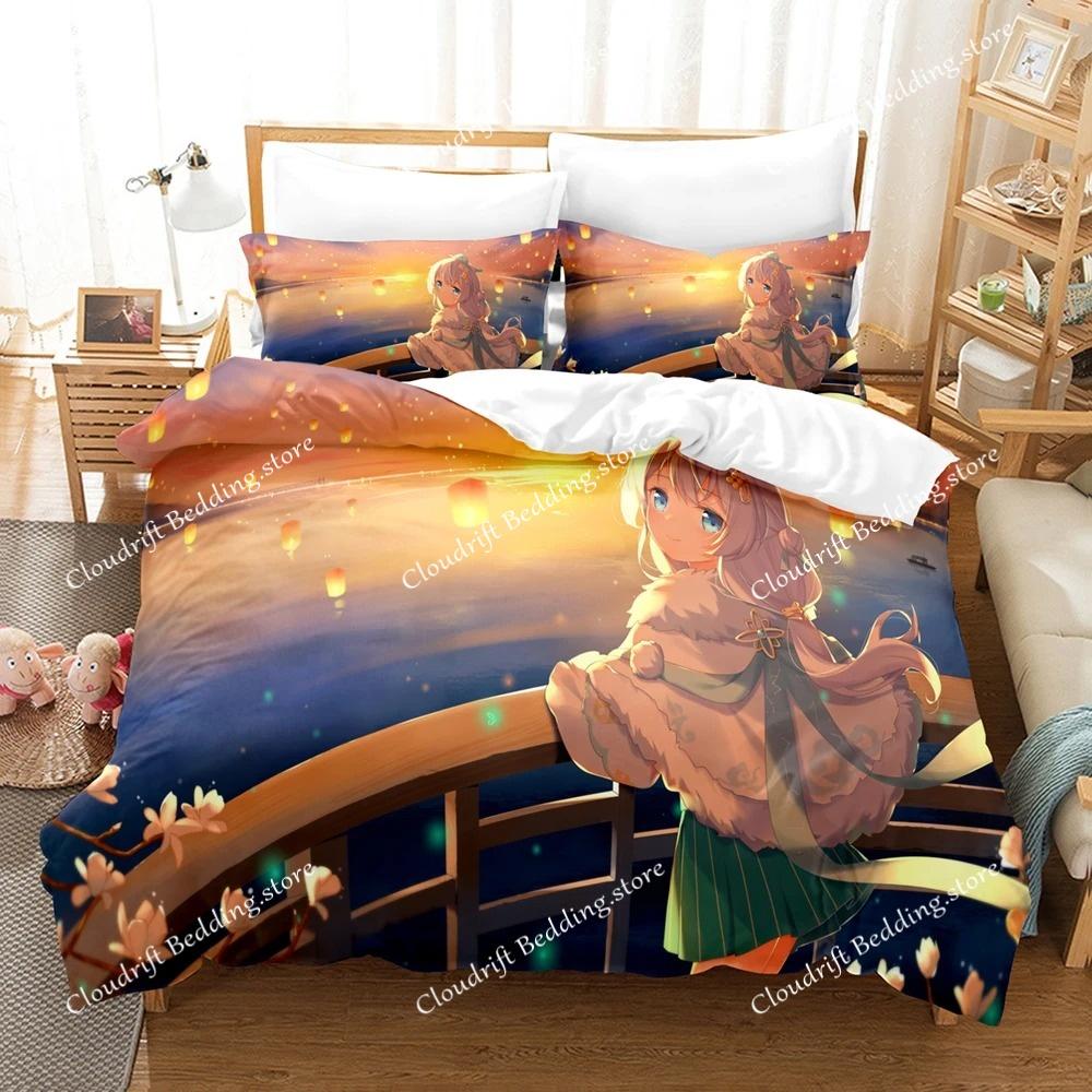 New Anime Honkai Impact 3rd Bedding Sets Duvet Cover Set With Pillowcase Twin Full Queen King Bedclothes Bed Linen Home Textiles