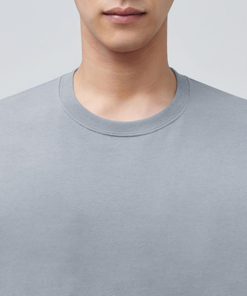 MUSINSA STANDARD Basic Long Sleeve T-Shirt [Cool Grey]