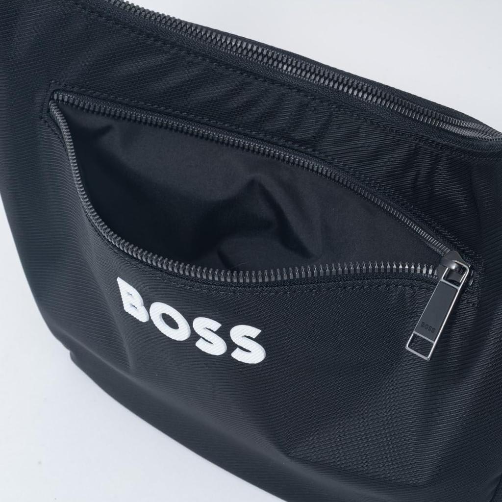 Boss Catch Shoulder Black Bag,
