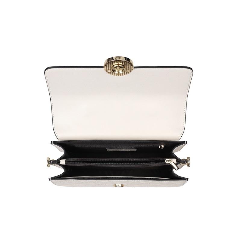 Women's Crossbody Bag Leather Women's Summer Small Square Bags Advanced Sense Chain Small Bag