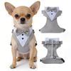 Tuxedo pour Chien pour Tenue de Mariage, Costumes Chien avec Costume et Cravate pour Anniversaire, Cosplay, Fête de Noël, Tenue Formelle pour Animal de Compagnie avec Nœud Papillon