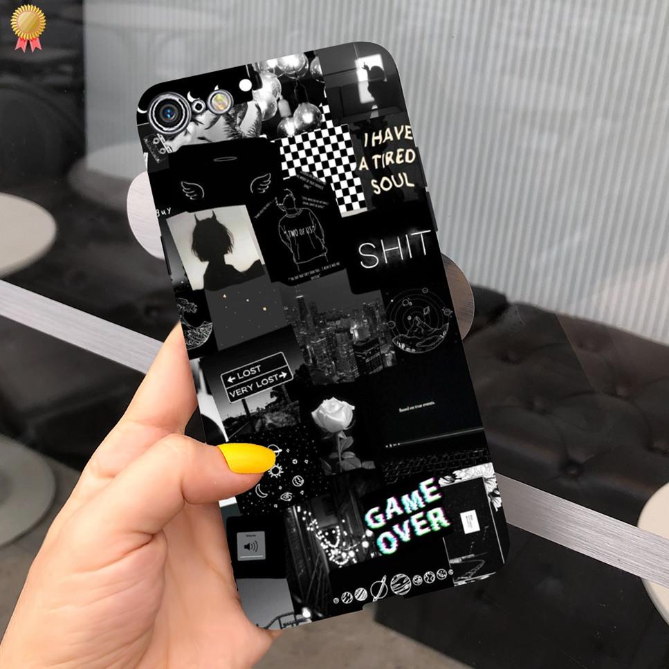 For Iphone SE 2020 A2296 Case Cute Cool Black Silicone Shockproof Cover For IphoneSE Cases For Iphone SE 2020 Phone Shell Fundas