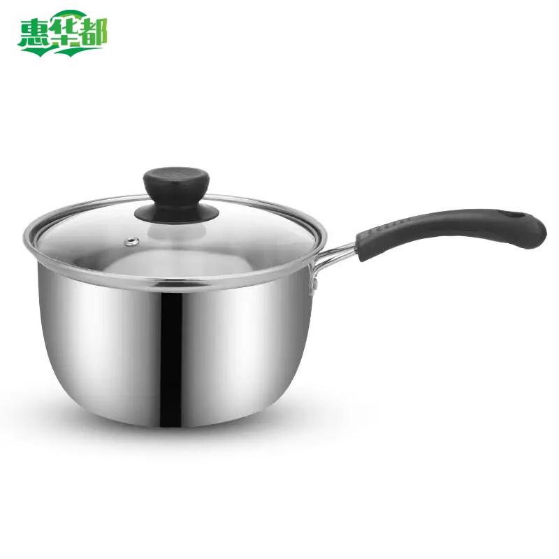 HUIHUADU Stainless Steel Milk Pot with Bakelite Handle