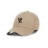 VARZAR 3D Monogramm Logo Oversized Baseballkappe Beige