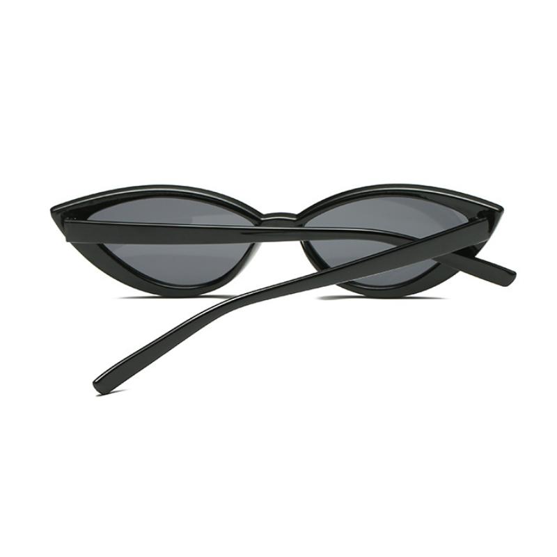 New Vintage Black Cat Eye Sunglasses Woman Fashion Brand Designer Mirror Small Frame Cateye Sun Glasses For Female Shades UV400