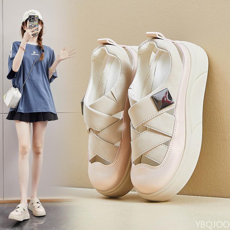 New summer female students height increasing breathable sports board shoes casual simple comfortableversatile women's shoes